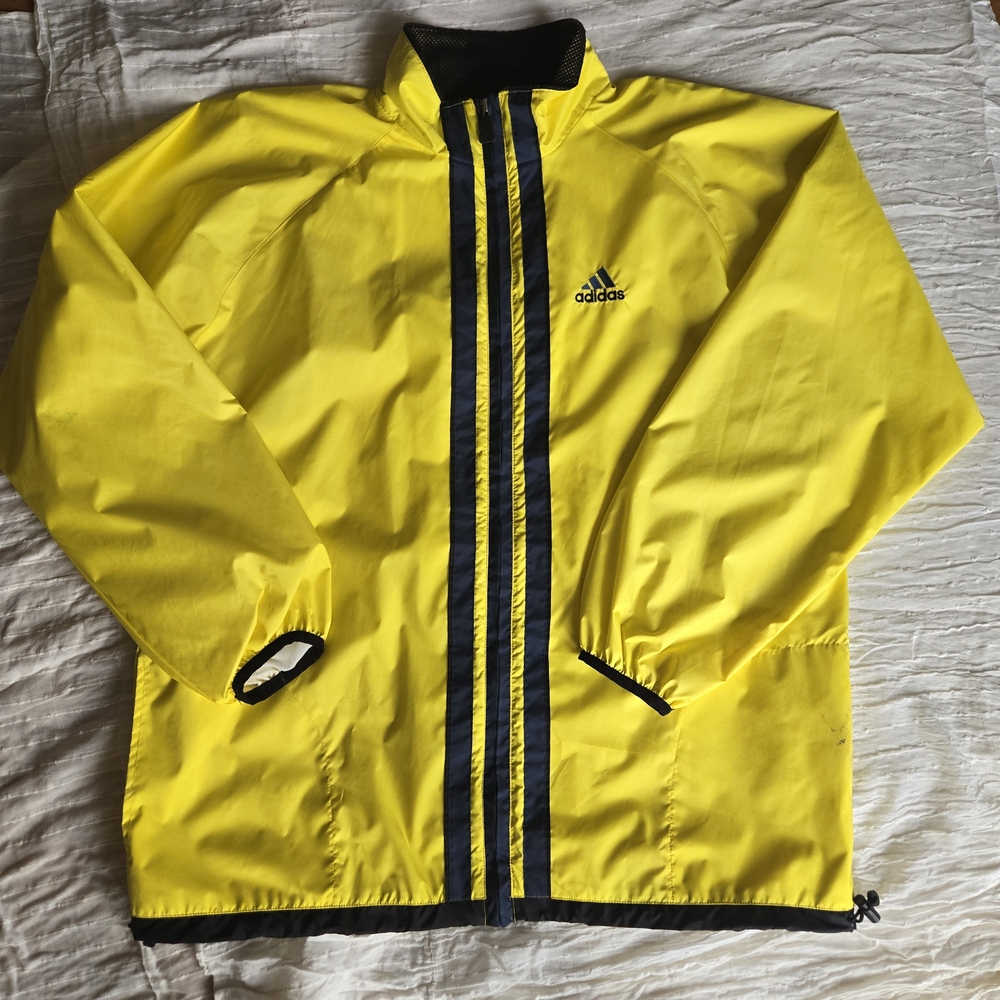 Vintage Adidas Men's Yellow Jacket